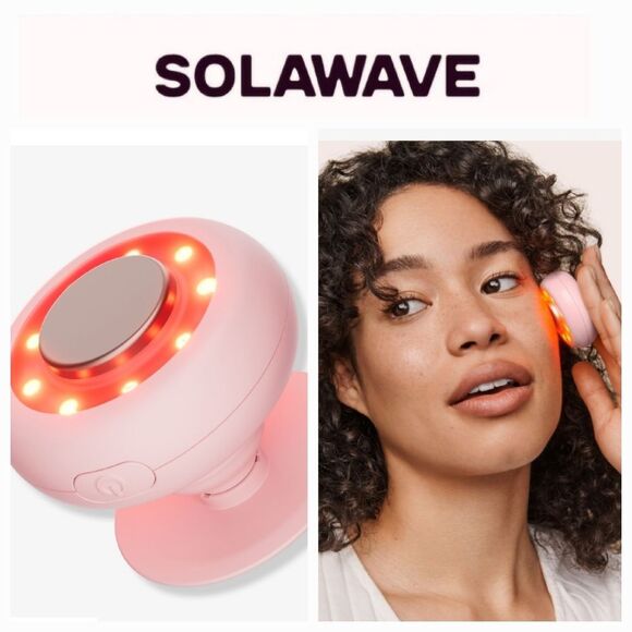 Solawave Radiant Renewal 2-In-1 Skincare Mini Light Therapy Compact Device - Picture 1 of 11